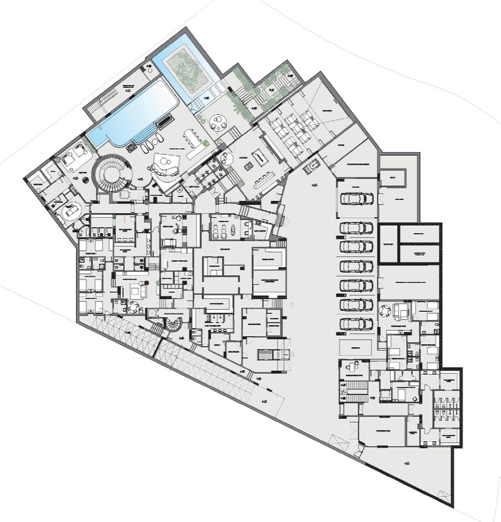 AH Residence — Basement floor plan