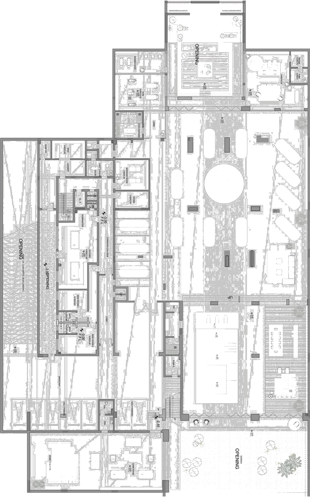 AK Residence — Basement floor plan