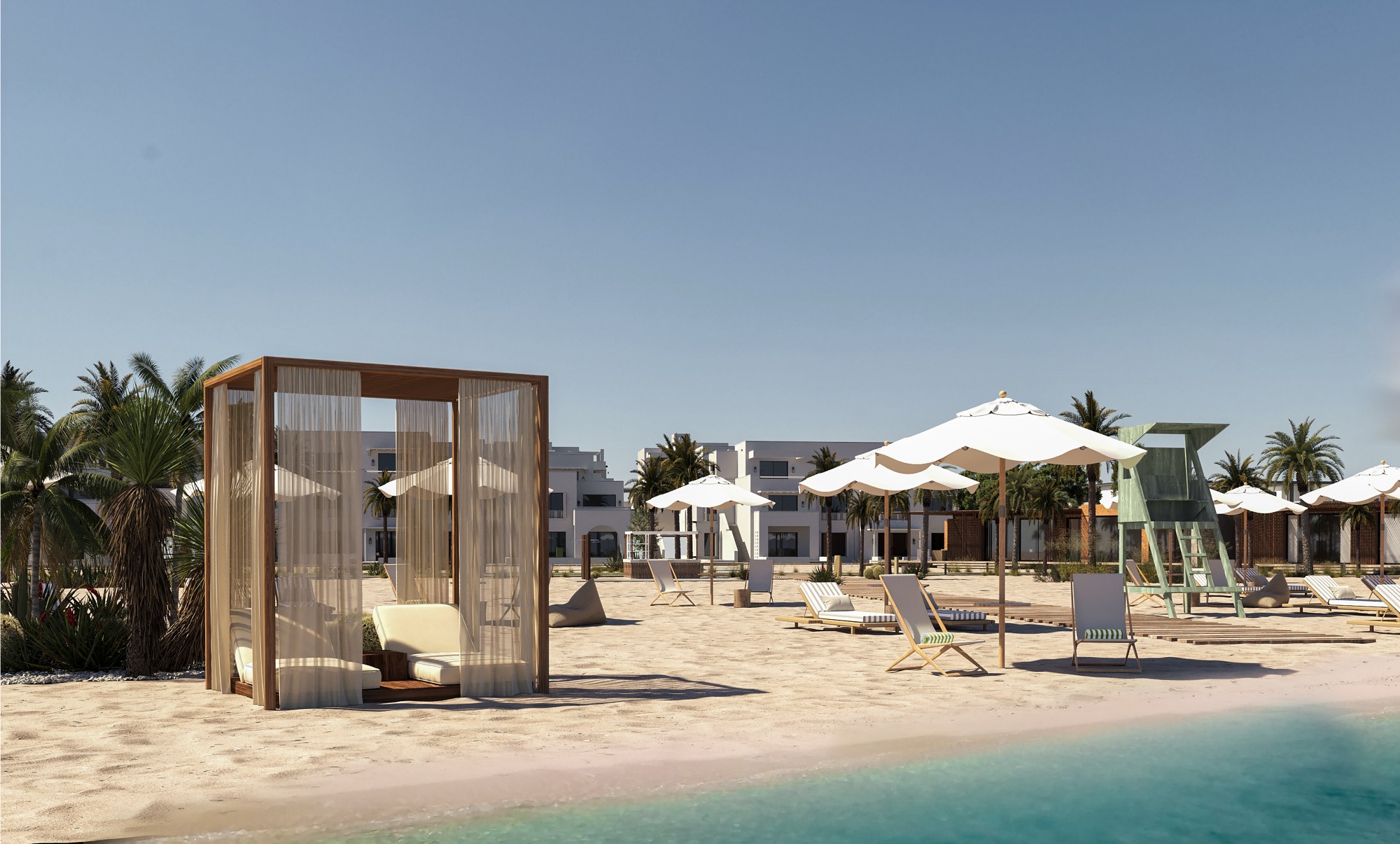 Can Limon, Kai Sokhna — Render — beach club aerial