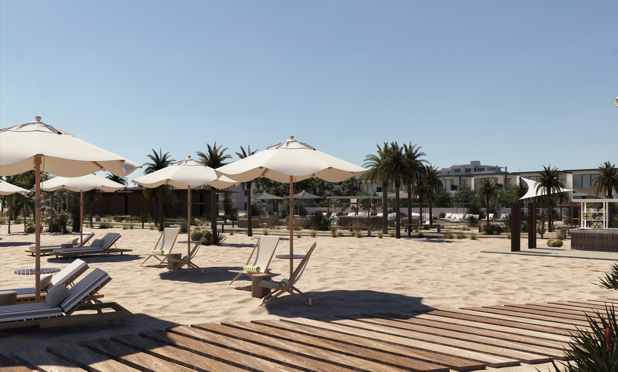 Can Limon, Kai Sokhna — Render — beach cabana