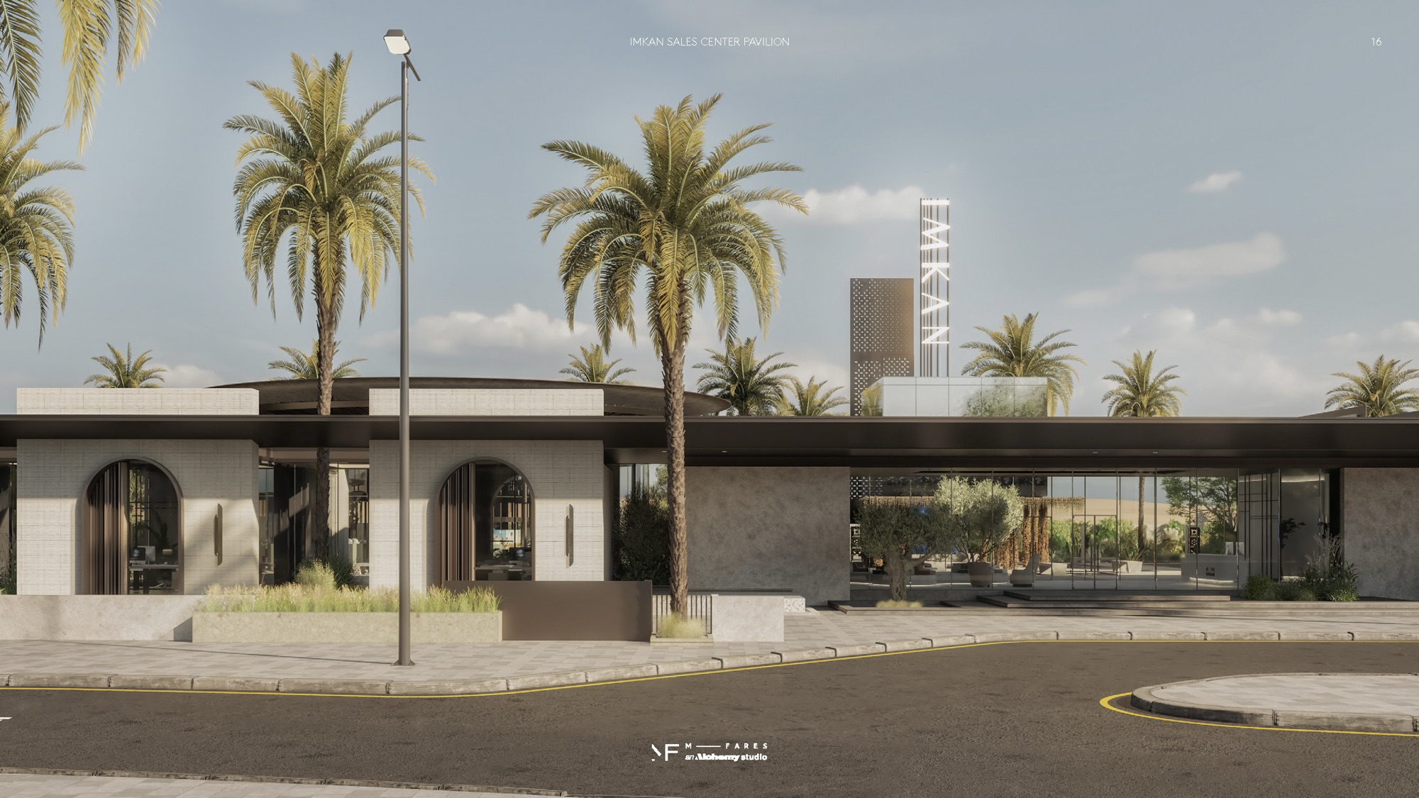 Imkan Sales Center — Render — view 1
