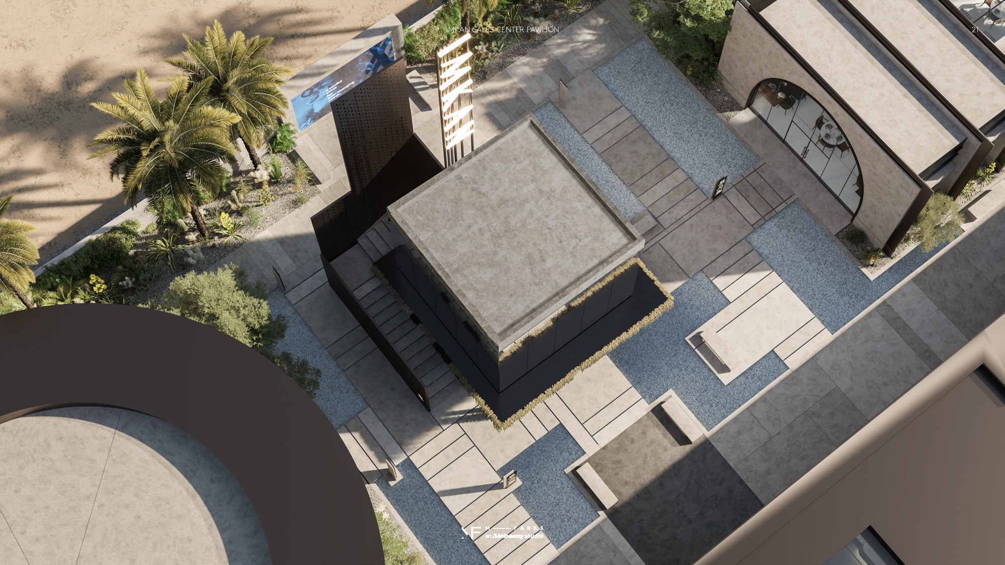 Imkan Sales Center — Render — view 4