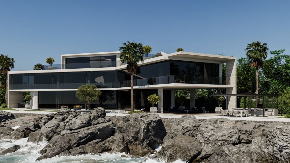 La Mer C1 — Every level gets its own terrace, and the roof becomes a garden.