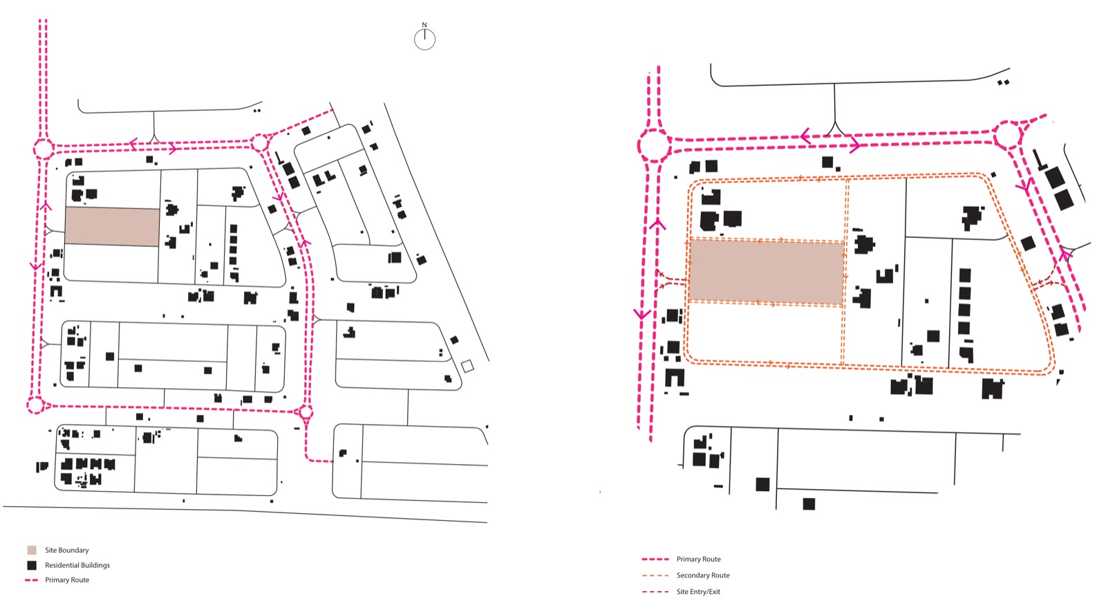 Mercedes-Maybach Villas — Context zoning and site access