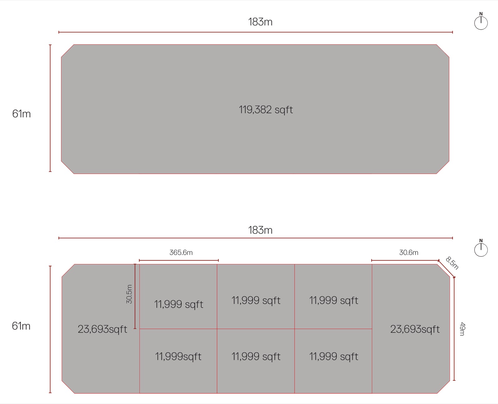 Mercedes-Maybach Villas — Site boundary and plot divisions