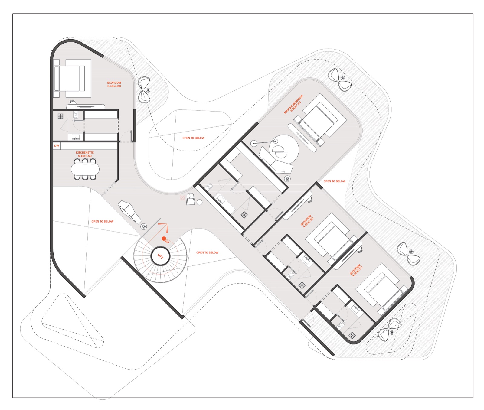 Mercedes-Maybach Villas — First floor plan