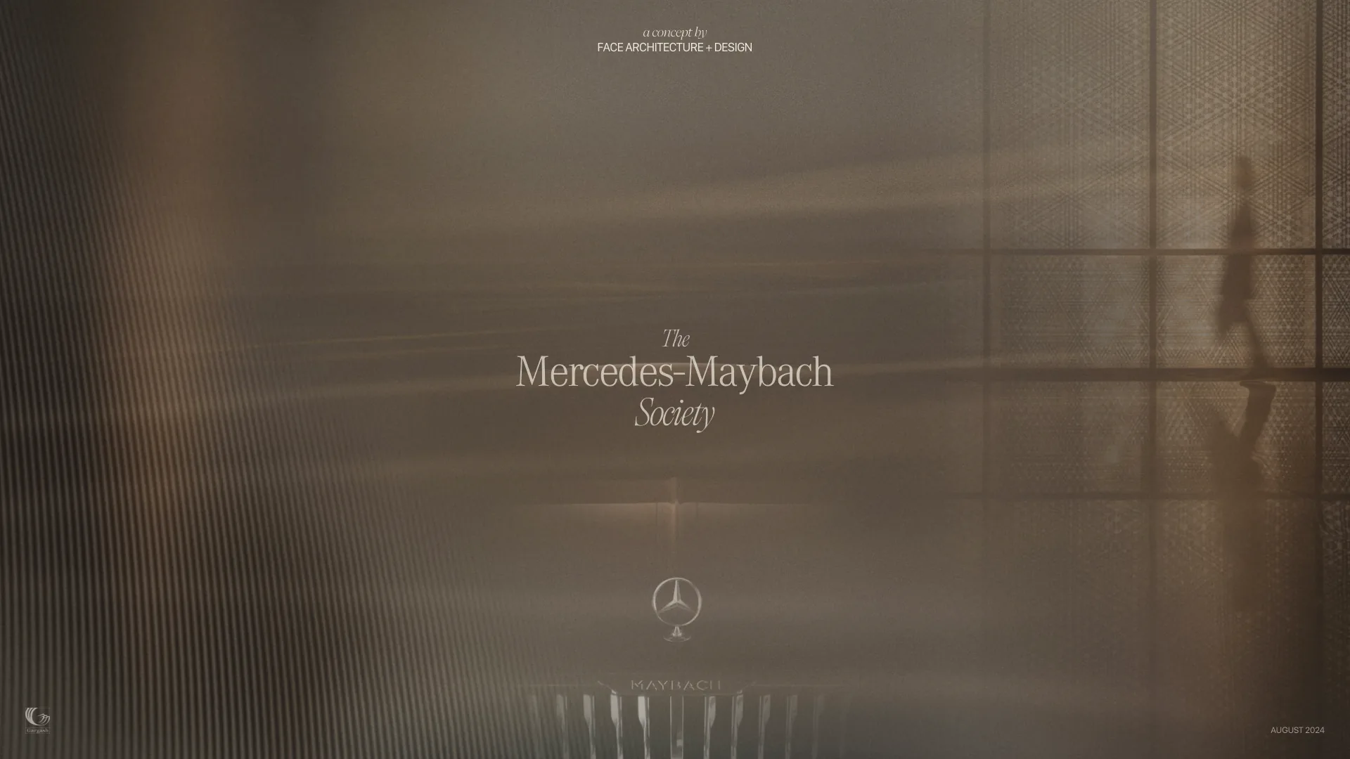 The Mercedes-Maybach Society — A concept and art-direction study for a Mercedes-Maybach members' club in Dubai.