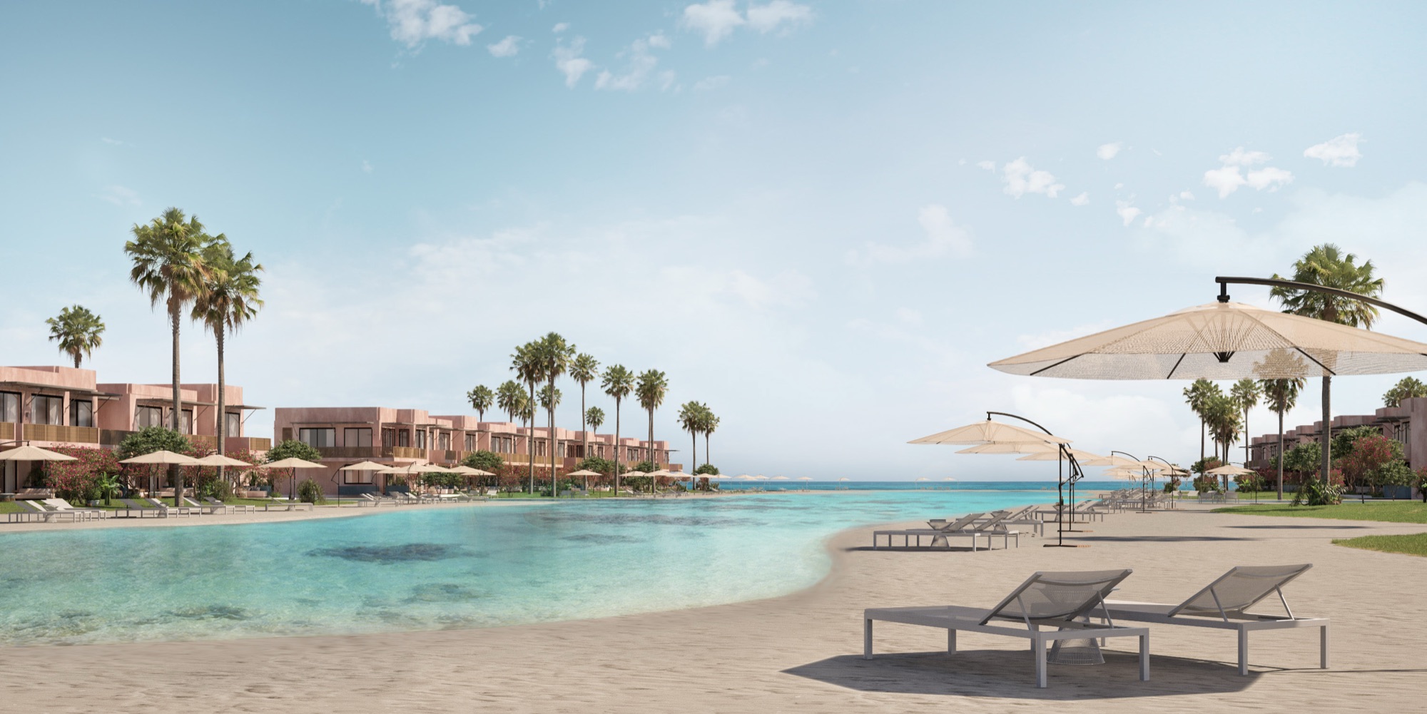 Playa — Render — facade from the lawn