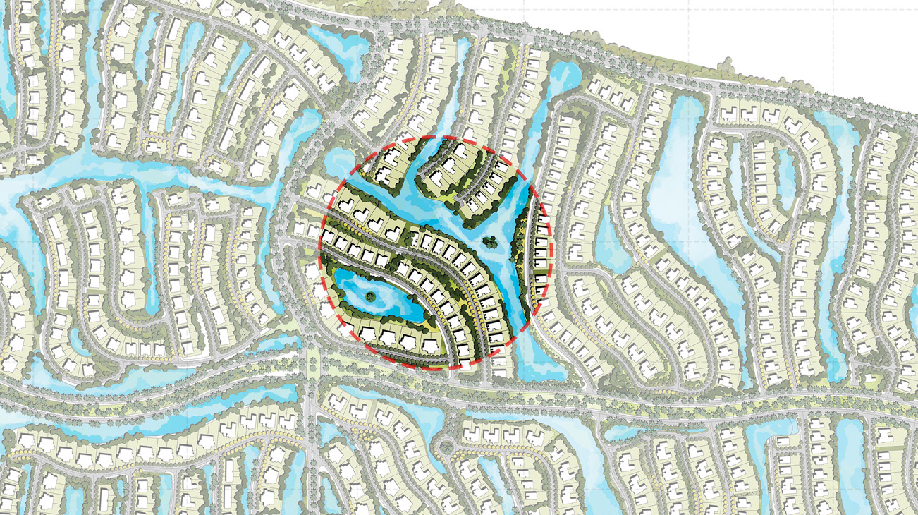 Playa — Lagoon cluster plan