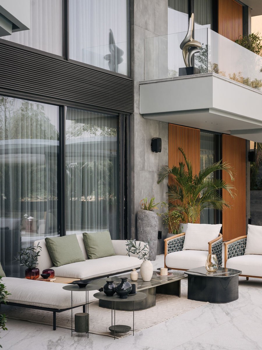 The Continuum House — Rear corner from the garden