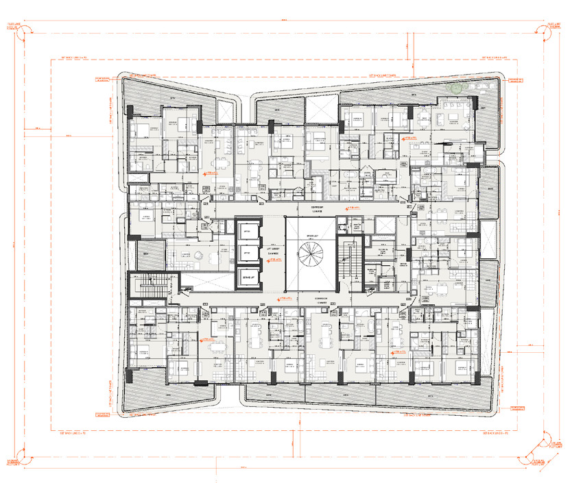 The Isolana — Typical floor plan