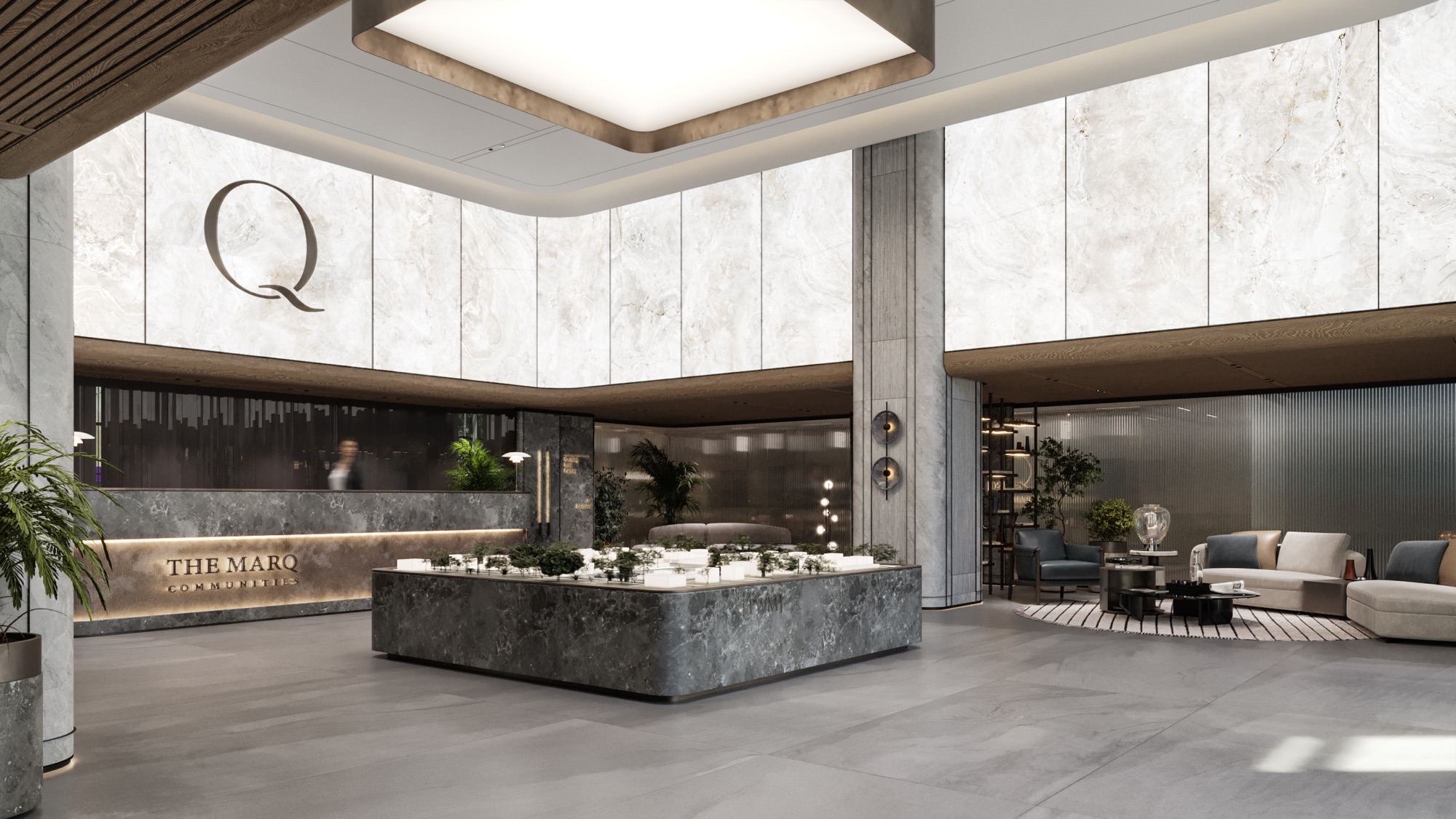 The MarQ Sales Center — Render — view 6