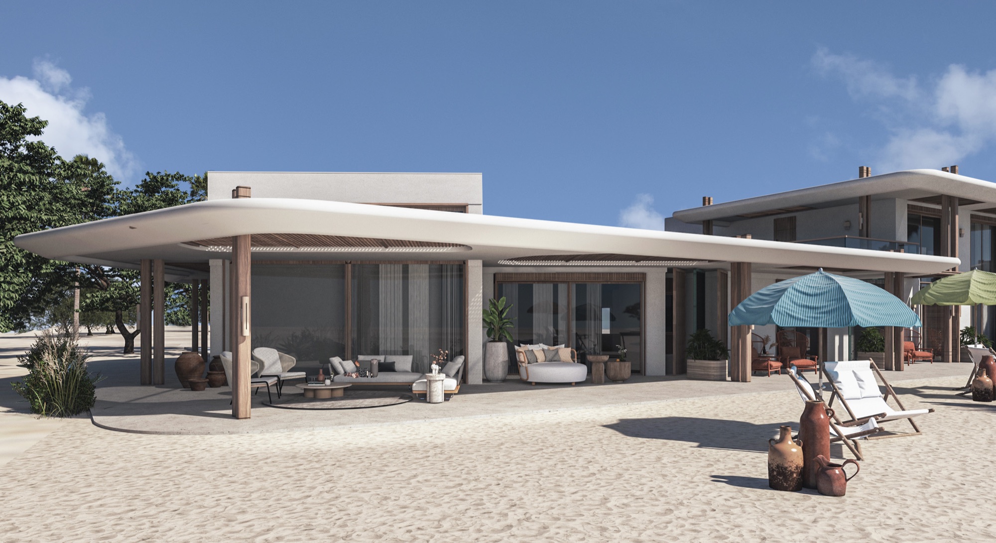 Zoya Ghazala Bay — Rituals Hotel — the curved canopy