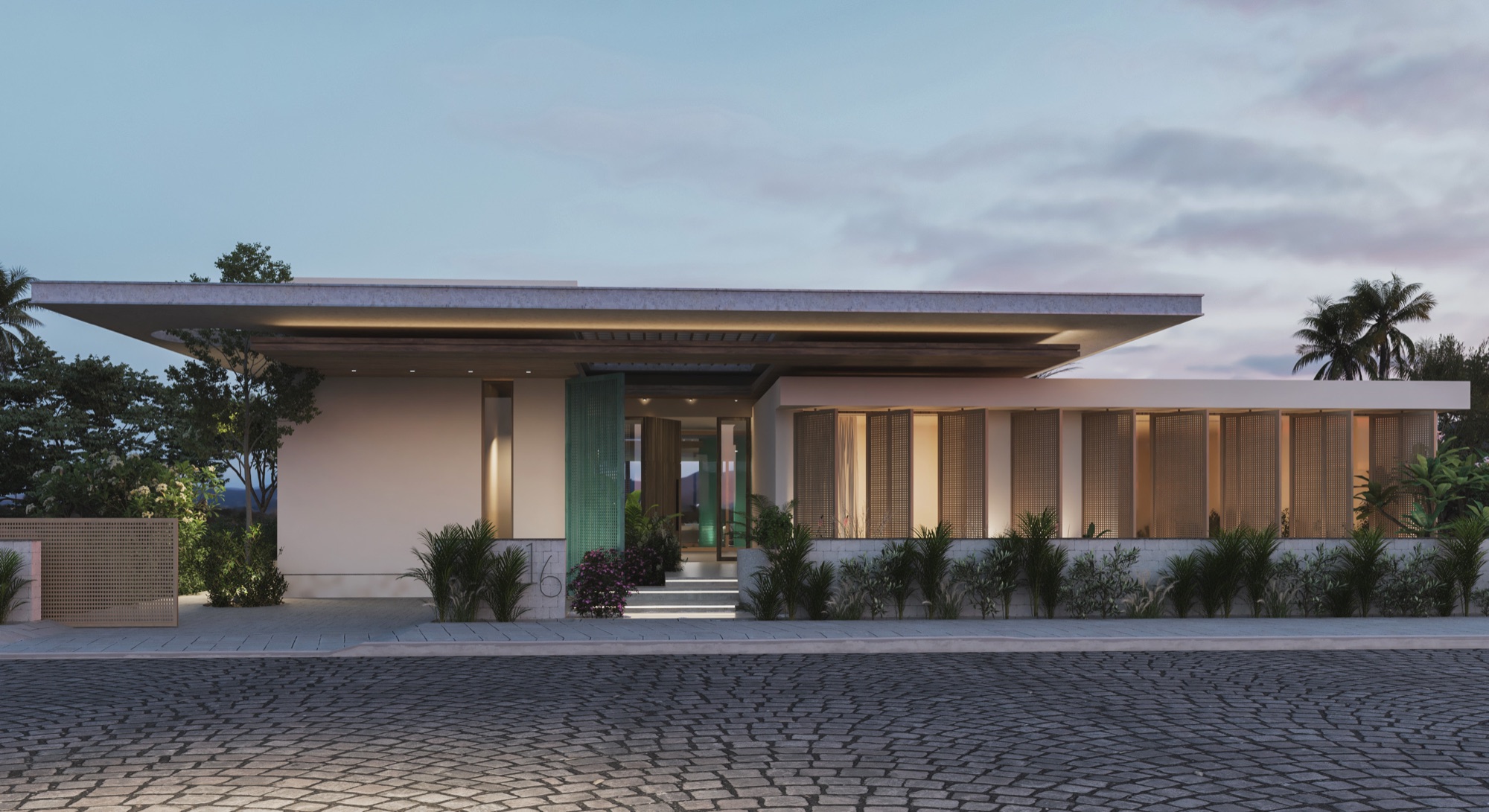 Zoya Ghazala Bay — Villa elevation