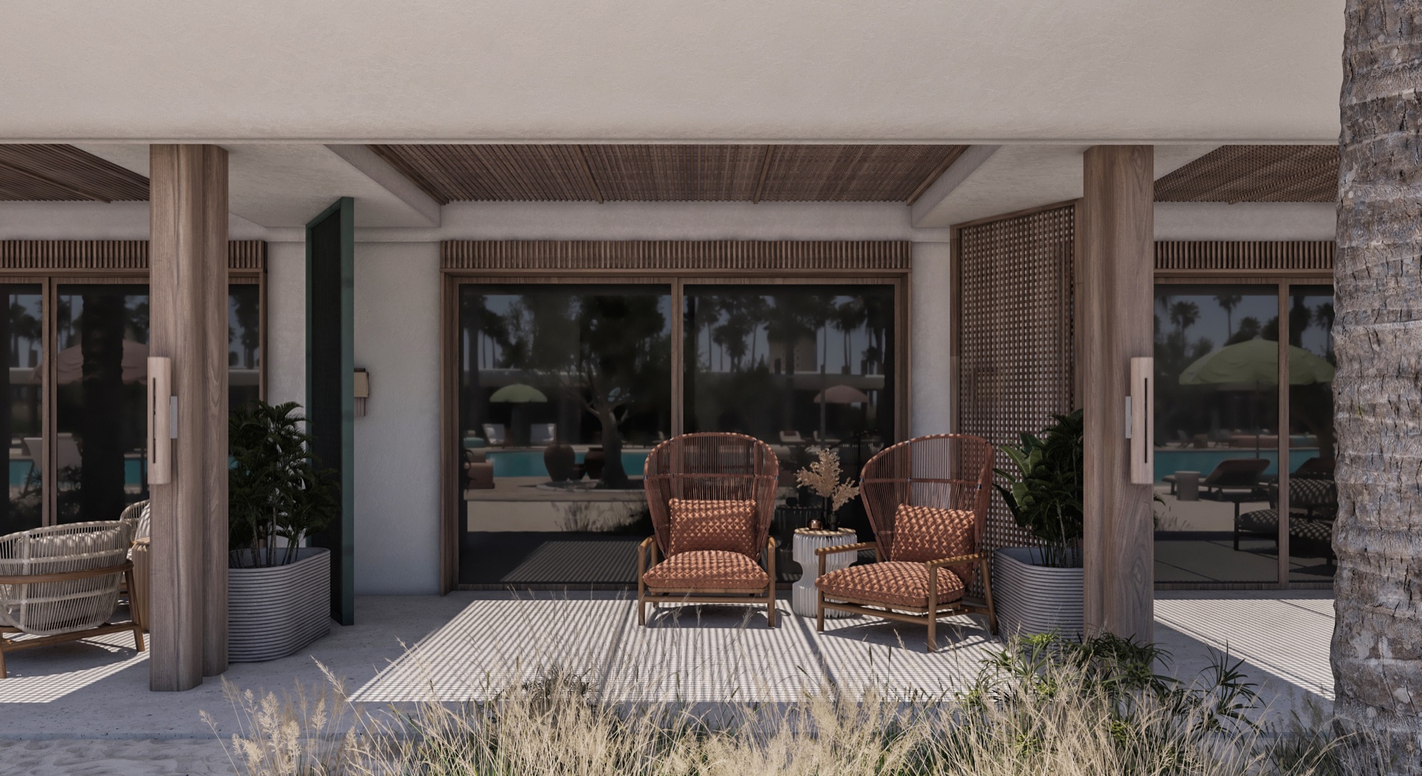 Zoya Ghazala Bay — Cabana front